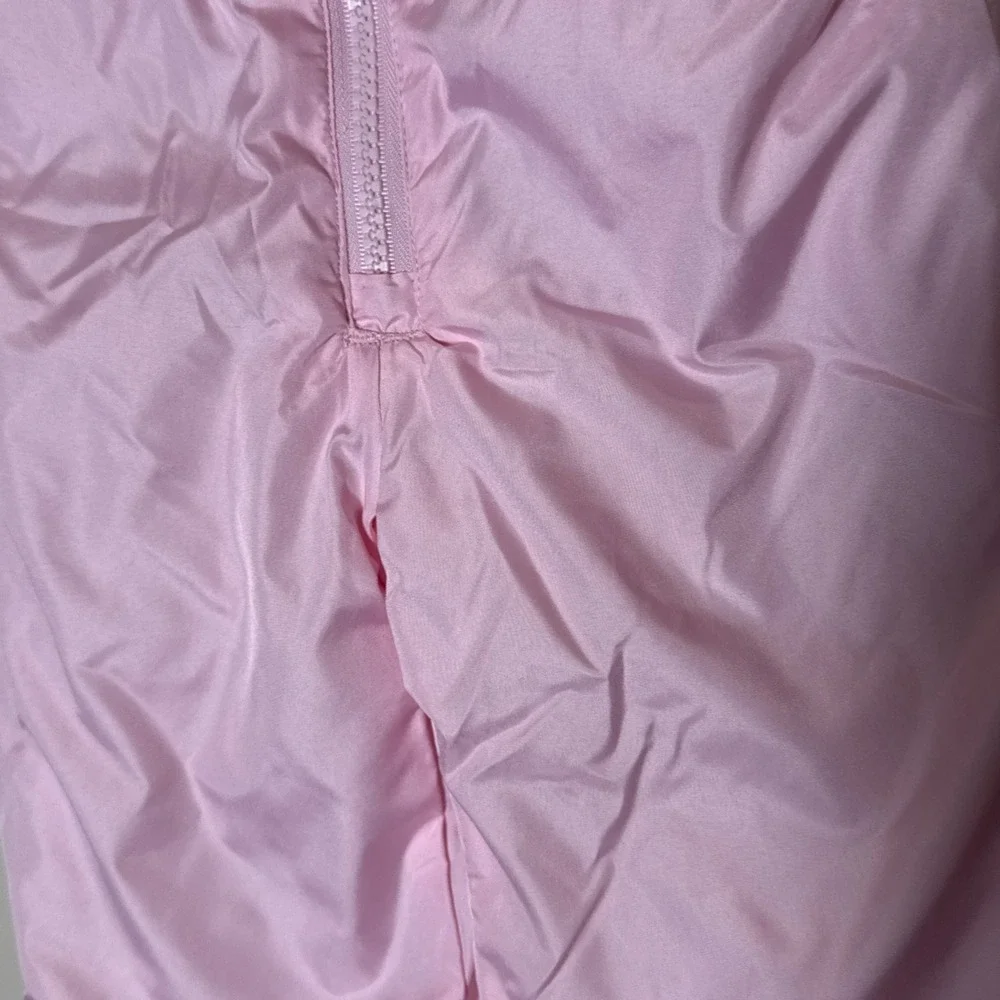 Carters 12 Mths Pink Snow Pants Bib Top Ski Overalls Winter Girls Puffer‎ Zip
